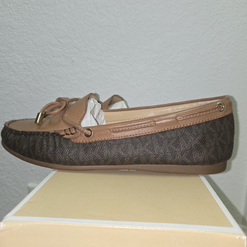 Michael Kors Brown and Tan Loafers
